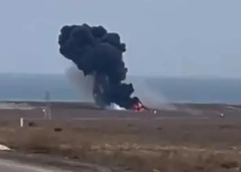 Azerbaijan Airlines plane with 67 people onboard crashes near Kazakhstan Aktau