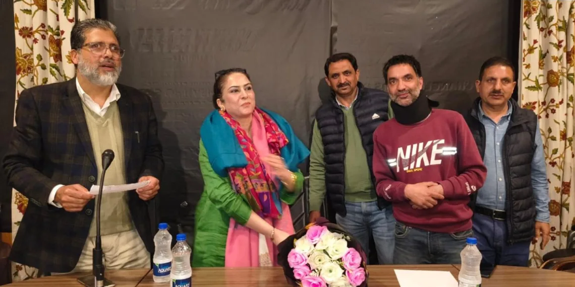 Felicitation Ceremony Held at Tagore Hall Srinagar in Honour of Newly Appointed Interim President