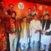 Retired DySP Dara Singh joins BJP along with supporters at Srinagar.