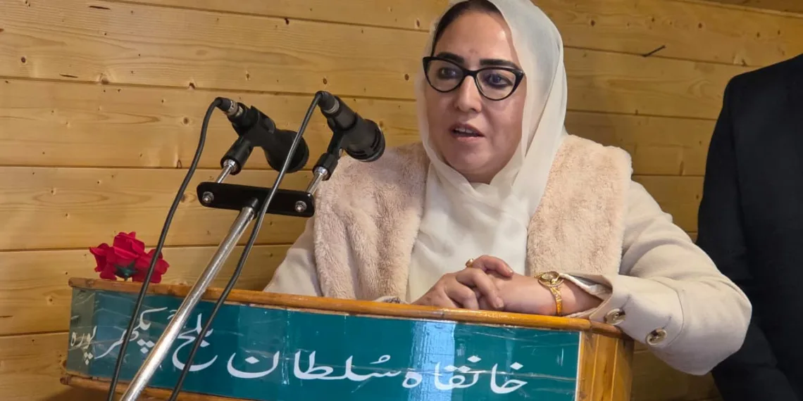 Dr Darakhshan Inaugurates Major Infrastructure Projects at Pakherpora Shrine Complex