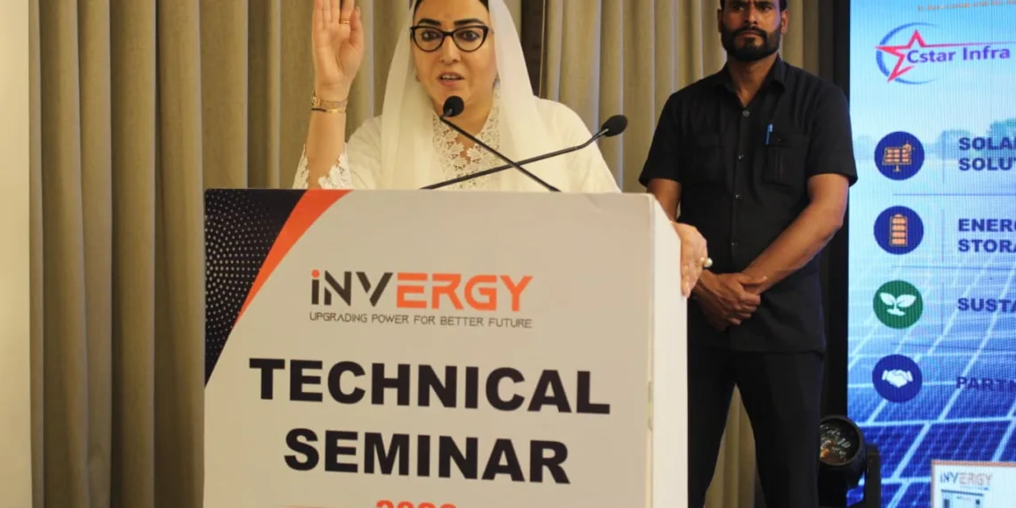 “Private Players Must Subsidise Domestic Solar Installations”: Dr Darakhshan Andrabi