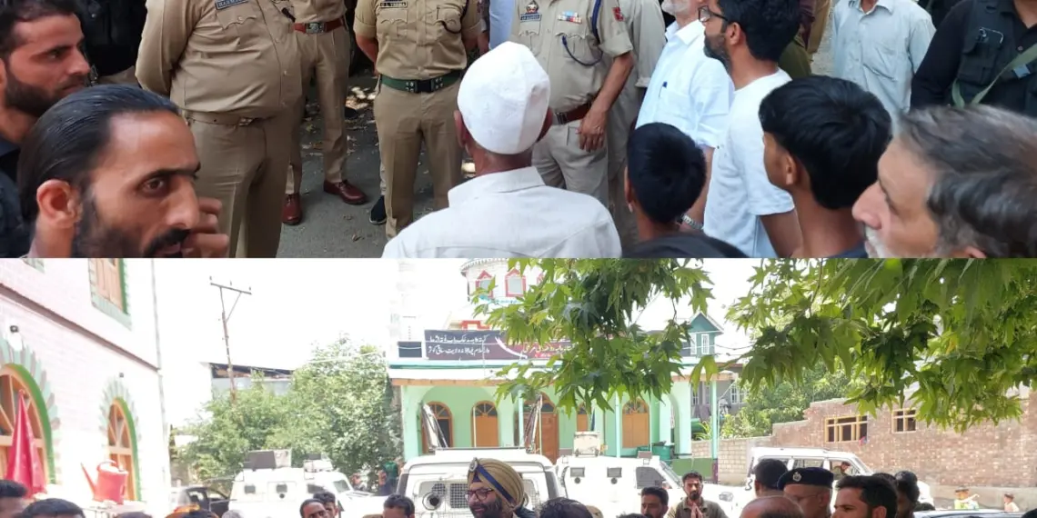 SSP Bandipora Reviews Muharram Arrangements in Sumbal Sonawari