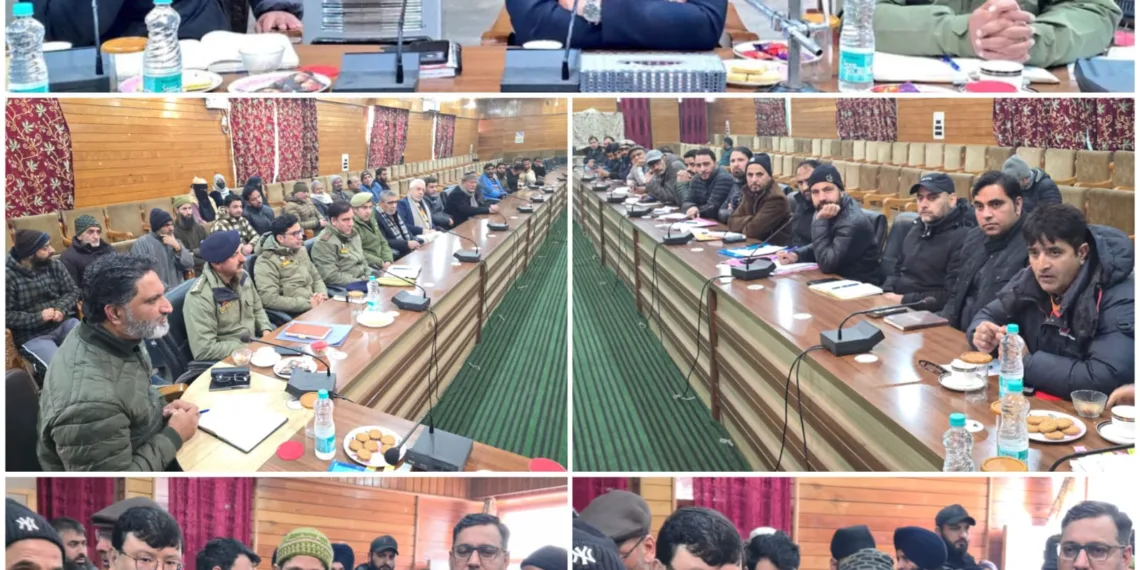 DC Baramulla Reviews Major Civic Issues During Key Meeting in Sopore
