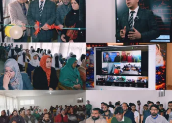 DC Budgam Launches Hybrid Learning System at BHSS Kanir, Delivers Lecture on Periodic Table & Semiconductors