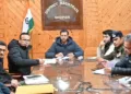 DC Shopian Chairs District Telecom Committee Review