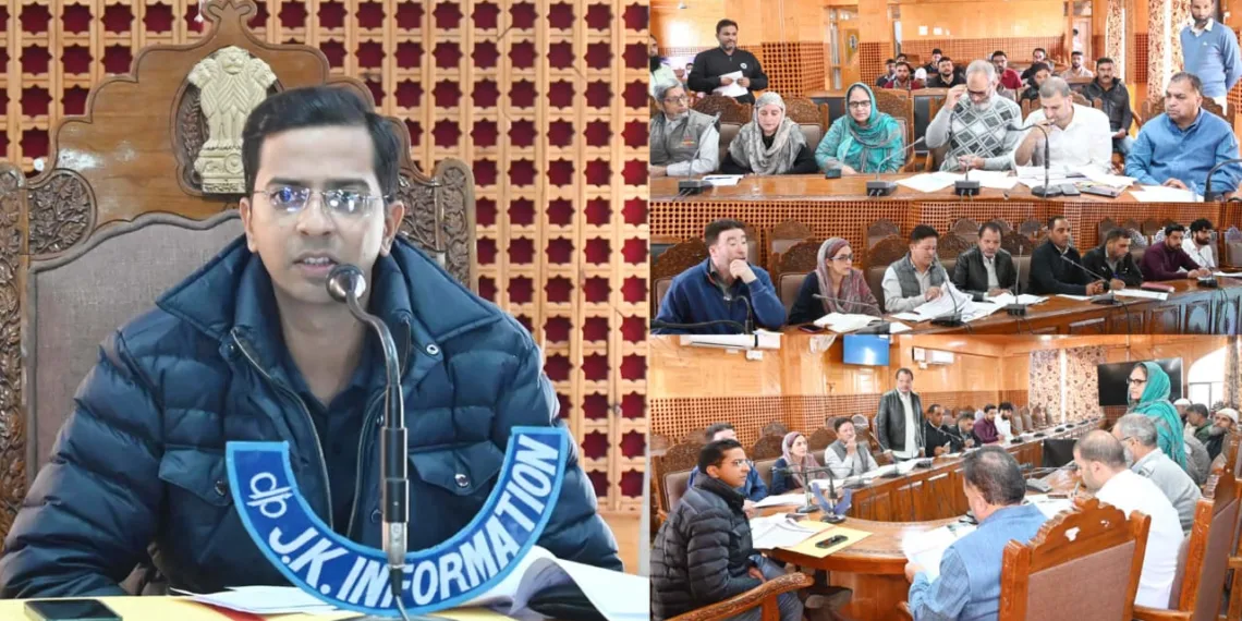 DC Shopian Reviews RDD Works Under District Capex; Calls for Timely Completion Before Winter