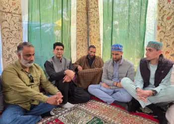 JKNC Delegation Visits Residence of Syed Adil Hussain in Pahalgam