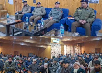 DIG North Kashmir chairs Public Darbar in Hajin