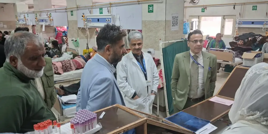 Director SKIMS Reviews Patient Care, Winter Preparedness and Infrastructure at SKIMS MC