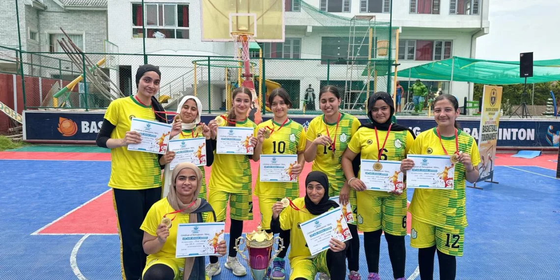 DPS Srinagar Girls’ Basketball Team Clinches Championship Title