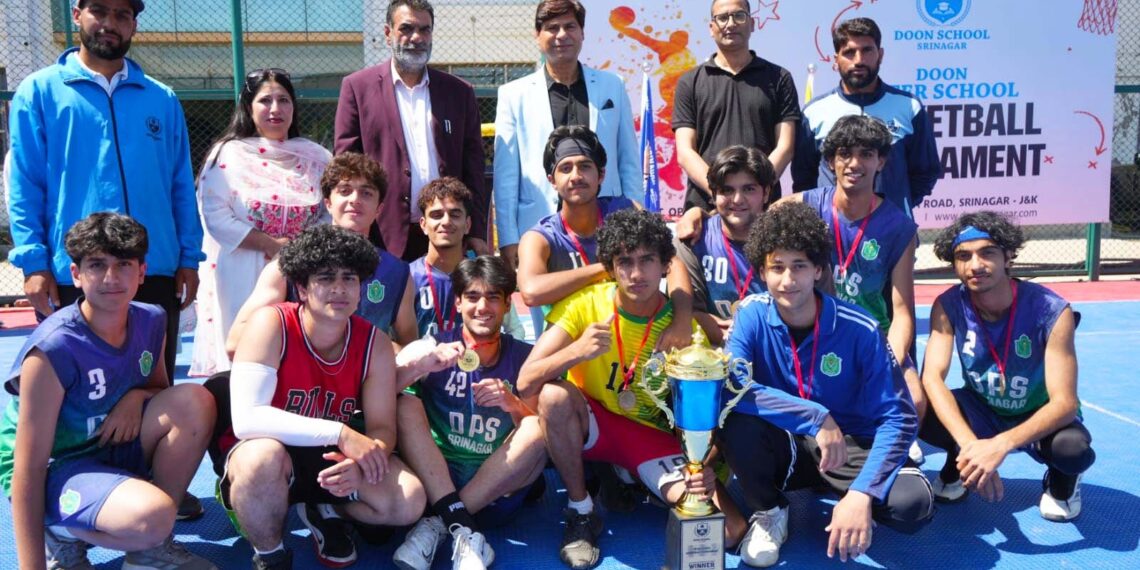 DPS Srinagar Triumphs in Inter-School Basketball Tournament to Claim Championship Title
