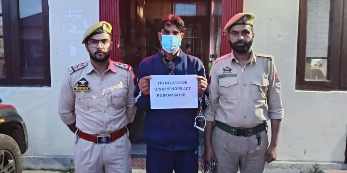 Drug Network Under Scanner as Shopian Police Nab Peddler With Contraband