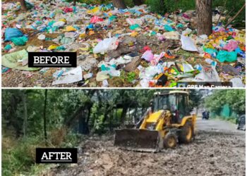 Garbage Dump Cleared Near Green View School Residents Thank BDO Kanjilullar and Concerned Department