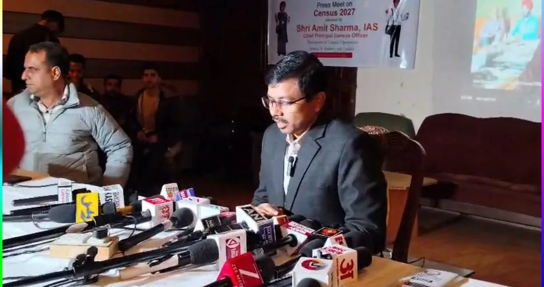 Census 2027 to Roll Out in Two Phases Across J&K: Director Census Amit Sharma