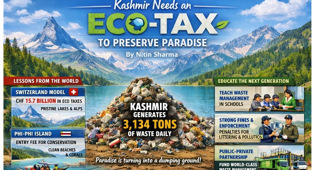 Saving Kashmir’s Paradise: Why a Green Tax is No Longer Optional