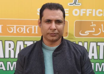 Omar Abdullah’s Remark Exposes Governance Failure, Credits BJP-Led Centre for Stability and Authority: Er. Sahil Bashir Bhat