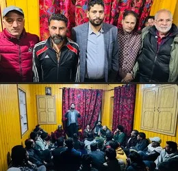 Er. Aijaz Hussain Holds Late-Night Campaign in Bemina, Seeks Votes for Aga Syed Mohsin