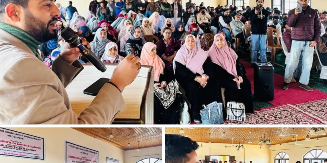 Er. Aijaz Hussain Participates in Mass Marriage Ceremony Organized by Jaffari Council in Srinagar