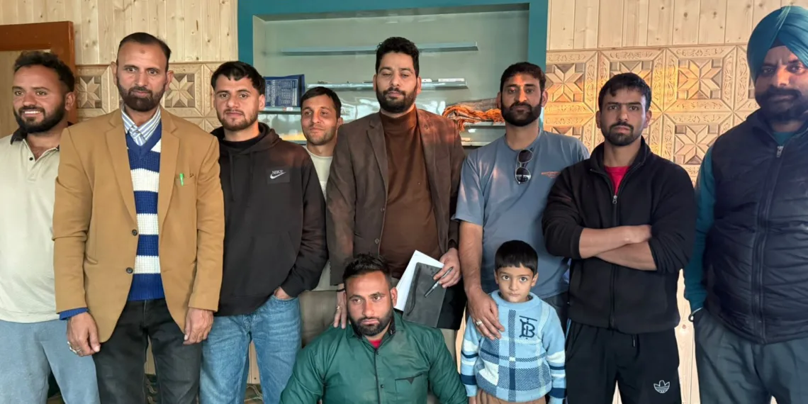 Er Aijaz Hussain Holds Meetings in Bemina, Seeks Support for BJP Candidate Aga Mohsin