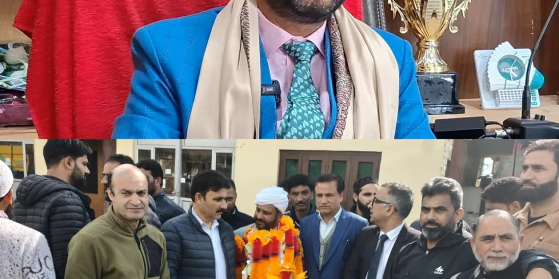 Fayaz Ahmad Elected President of Private Schools Association Bandipora