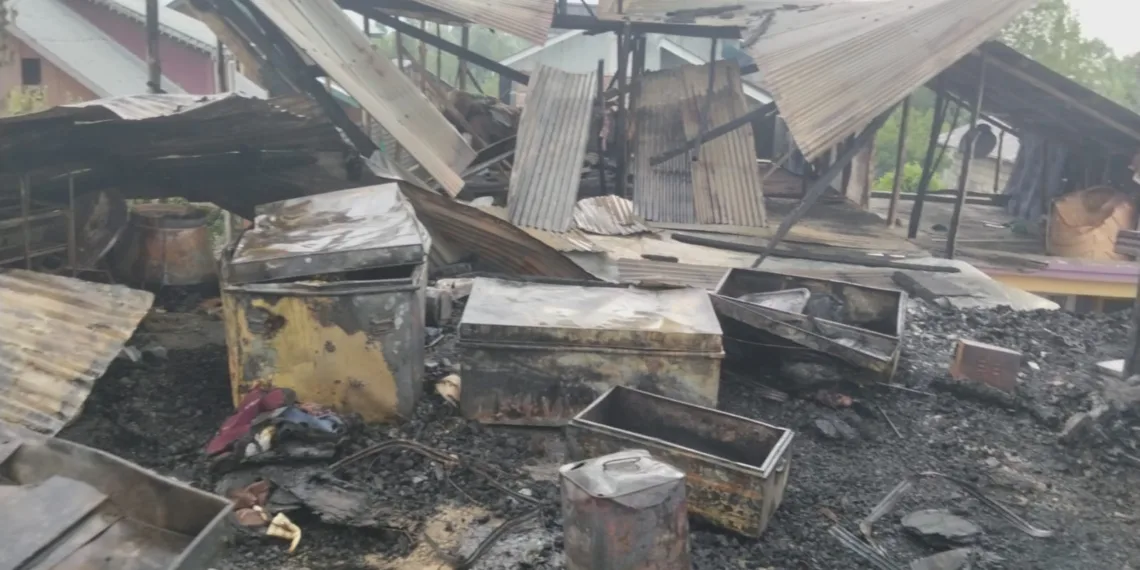Three Residential Houses Damaged in Midnight Fire Incident at Trumgund Hygam Sopore
