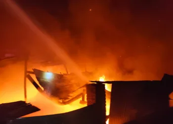 Massive Fire Guts Cotton Factory at HMT Industrial Area
