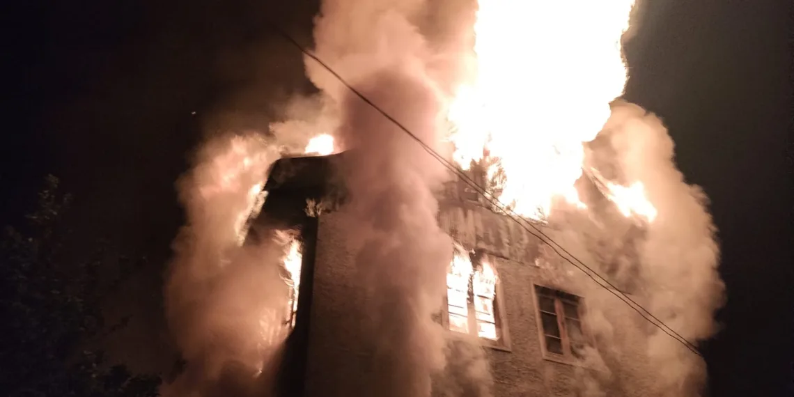 Three Houses Gutted in Alamgari Bazar Blaze, Massive Damage Reported