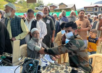 52 RR Organises Mega Health Camp in Remote Baramulla Village, 700 Villagers to Benefit