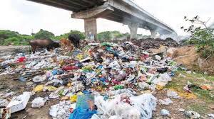 Garbage Dumping Near Shamshipora Bridge Raises Public Health Concerns; Residents Seek Immediate Action
