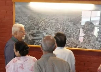 Director TBMS Parwez S. Kaul, and Retd. Justice Muzaffar Jan Visit DPS Srinagar