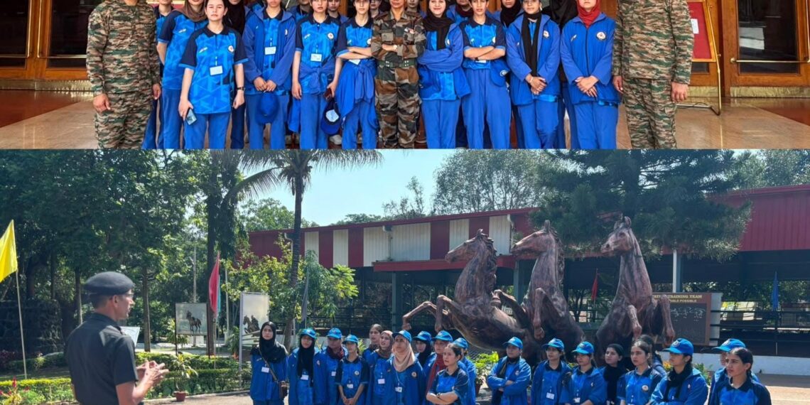 20 Kashmiri Girl Students Visit National Defence Academy in Pune Under Capacity-Building Initiative