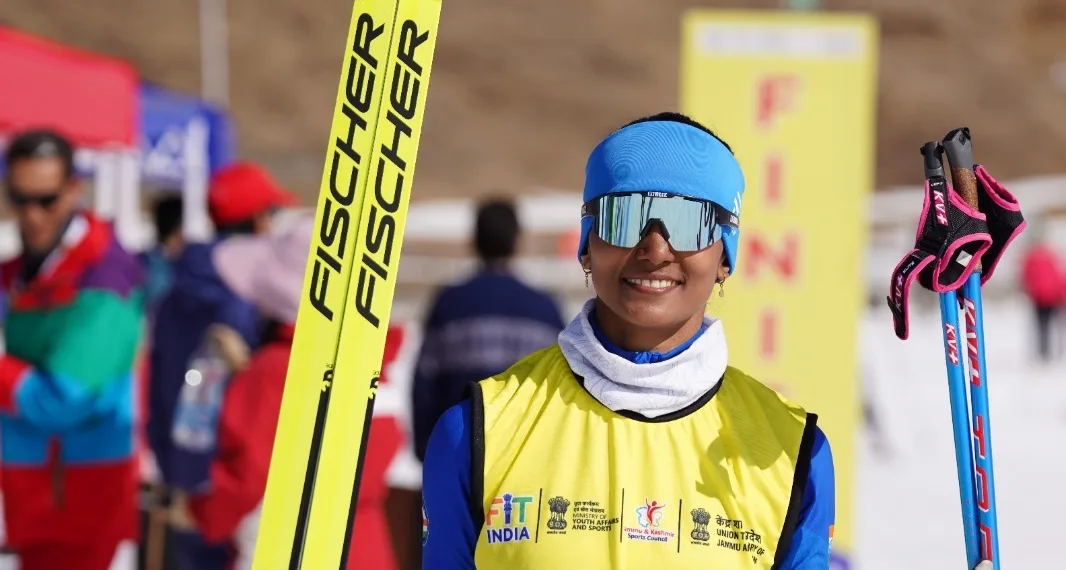 Bhavani Thekkeda Nanjunda: From Coffee Hills to Cold Glory for South’s Sprint Queen at KIWG 2026