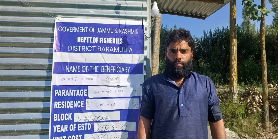 Youth from Baramulla Finds Success in Trout Farming Under HADP Scheme