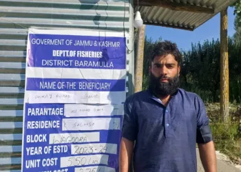 Youth from Baramulla Finds Success in Trout Farming Under HADP Scheme