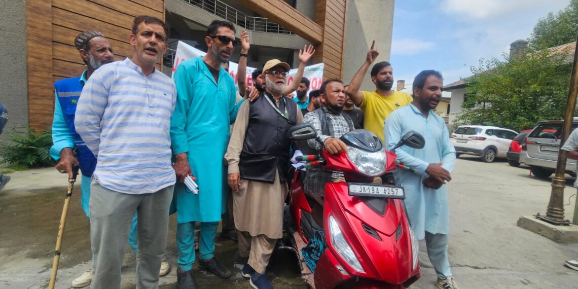J&K Handicapped Association Launches Indefinite Protest Over Pending Demands