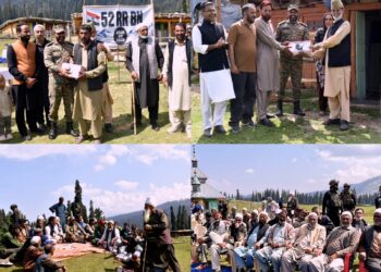 52 آر آر نے بوٹا پتھری میں آپریشن سدبھاؤنا کے تحت سولر لائٹس کی تقسیم کا دوسرا مرحلہ منعقد کیا