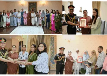 “Honouring the Ultimate Sacrifice”: Army Chief Presents Gold-Plated Badge & Certificate to Families of Fallen Soldiers