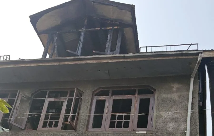 Residential House Razed in Shamaswari Fire; Congress Leader Urges Immediate Relief