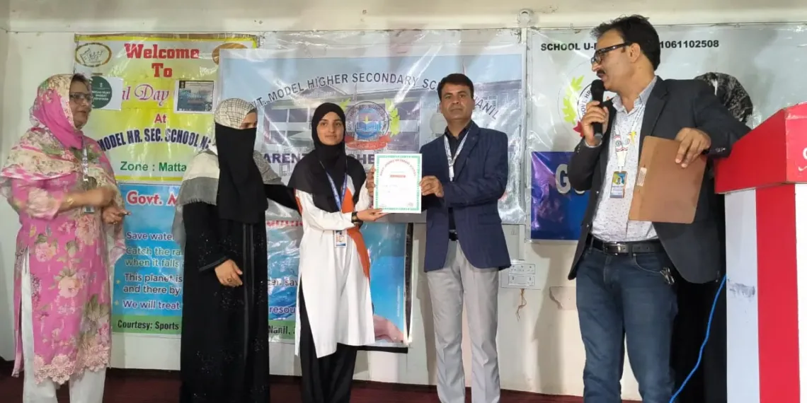 Parents Turned Up in Large Numbers, Students Felicitated at HSS Nanil PTM