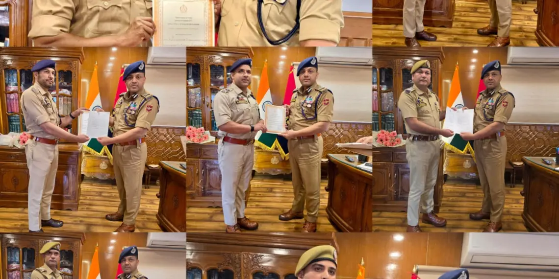 IGP Kashmir Felicitates Srinagar Police Team for Busting Inter-State Drug Network