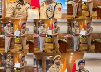 IGP Kashmir Felicitates Srinagar Police Team for Busting Inter-State Drug Network