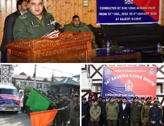 IGP Kashmir Sends Students to Gujarat for National Integration Camp