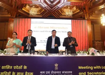 Union Minister Dr. Mansukh Mandaviya Launches State-Specific Microsites under e-Shram Initiative & Occupational Shortage Index