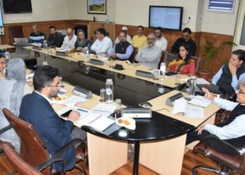 Alok Kumar inspects Assembly Complex in Srinagar