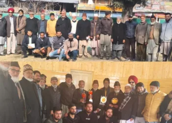 Mir Humayun Vice President, Raja Waqar Again General Secretary, Abdul Rashid Lone Elected Chief Organizer