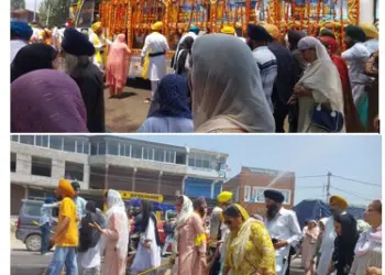 Sikh Community Marks Guru Gobind Singh Ji’s Birth Anniversary with Road-Cleaning March in Baramulla