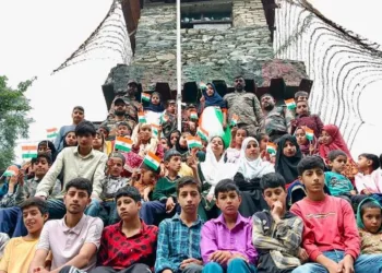 Independence Day at LOC Sawajian with Local Children and Villagers