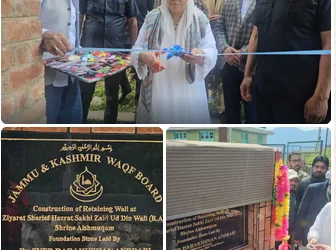 Waqf Board rolls out shrine development push in south Kashmir, Dr Darakhshan inaugurates key projects