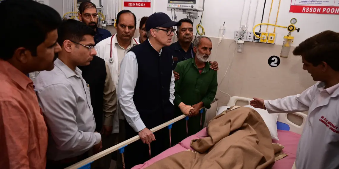 “Injured Displayed Courage, Assured Them Full Support”: CM Omar Visits Poonch Hospital