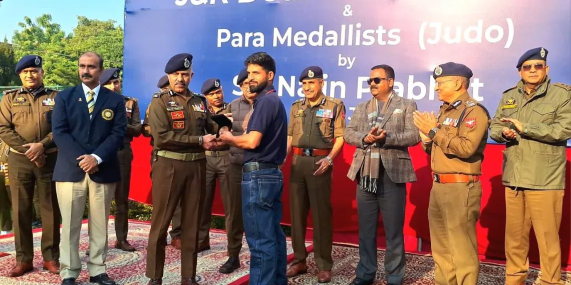 J&K Police felicitates Deaf Cricket Team & Para Judo Medallists of the UT